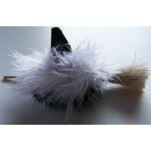 witches hat on broom car protector