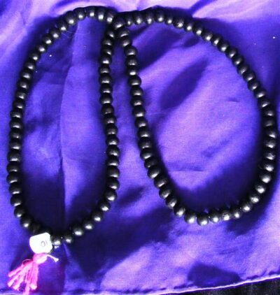 ebony mala beads