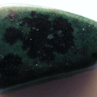 green spotted jasper tumble stone