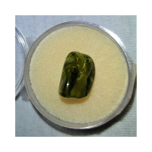 boxed small peridot tumblestone 1