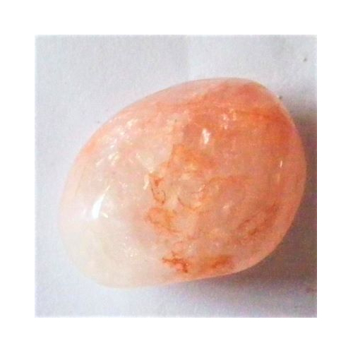 hematoid quartz tumblestone