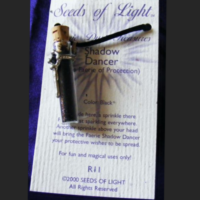 shadow dancer pendant glass vial with cork stopper