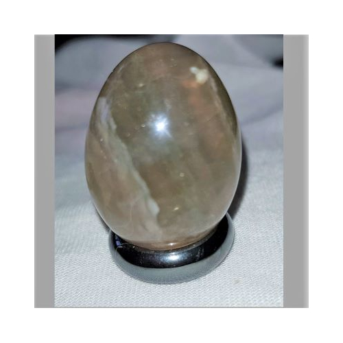 smokey fluorite mini egg 1
