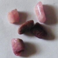 pink tourmaline mini tumblestones