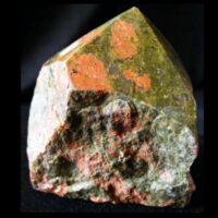 unakite part polished point