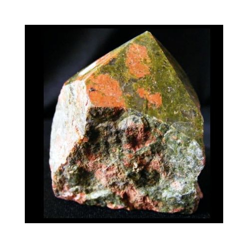 unakite part polished point