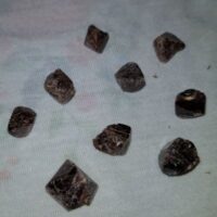 small zircon crystals