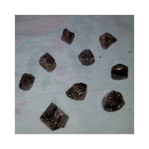 small zircon crystals