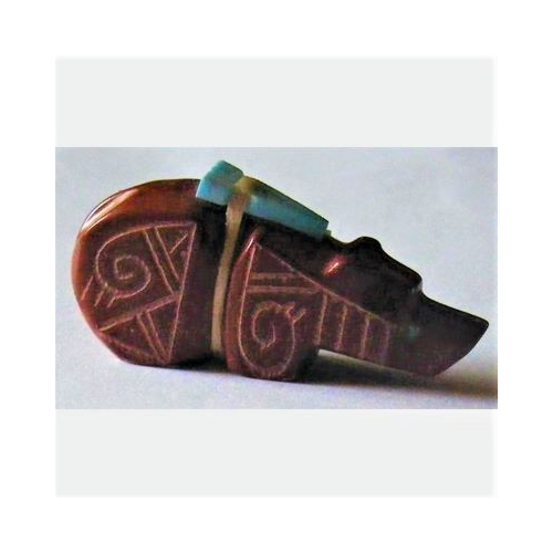 zuni bear fetish carving