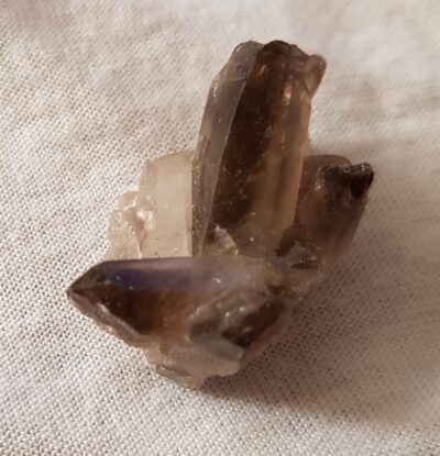 small smokey quartz cluster