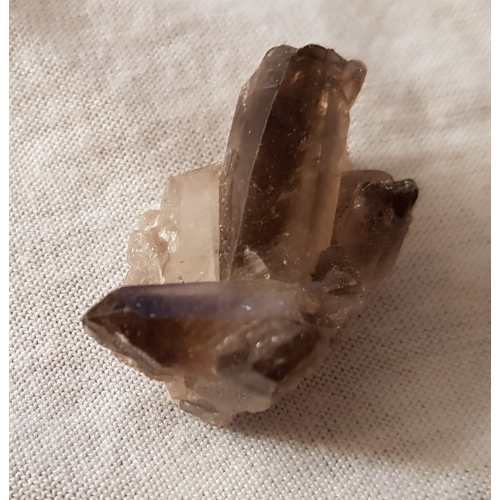 small smokey quartz cluster