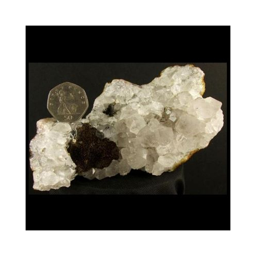 tourmaline pillow on quartz