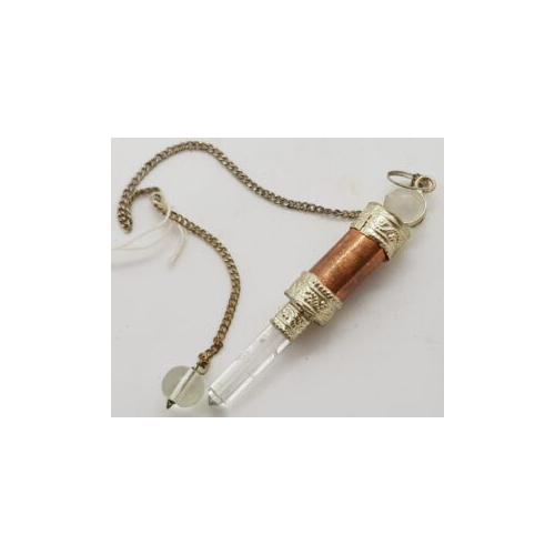 copper and quartz pendulum