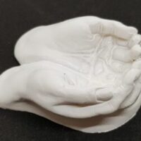 ivory coloured large cupped hands