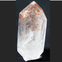 small harlequin quartz point