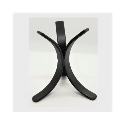 black metal sphere stand 1