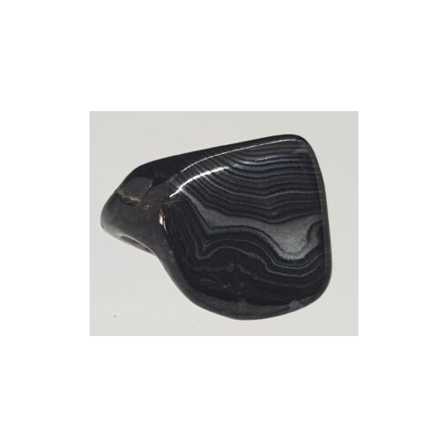 psilomeline crown of silver tumble stone