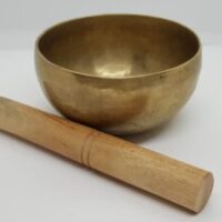 singing bowl and beater