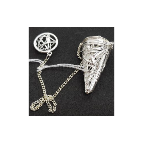 white metal witness pendulum