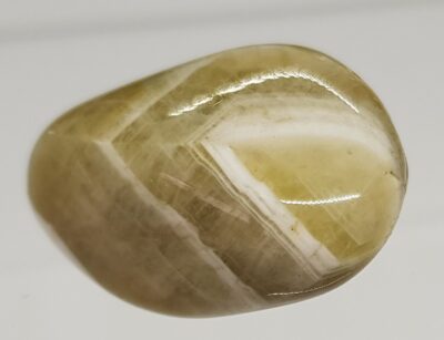 yellow chevron amethyst tumble stone