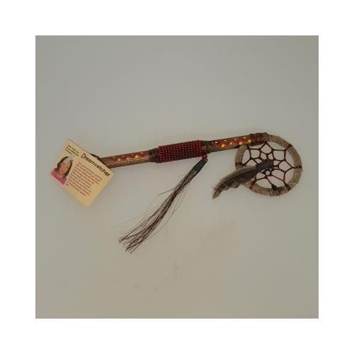 native american made dreamcatcher stick