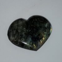 labradorite heart