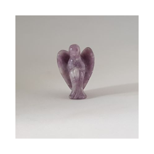 small lepidolite angel