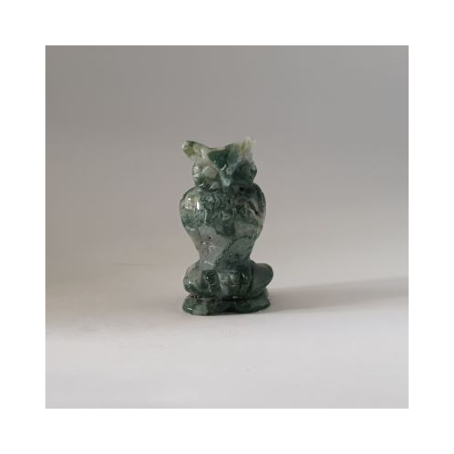 moss agate owl