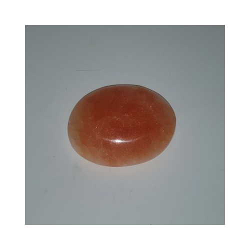 orange selenite palmstone
