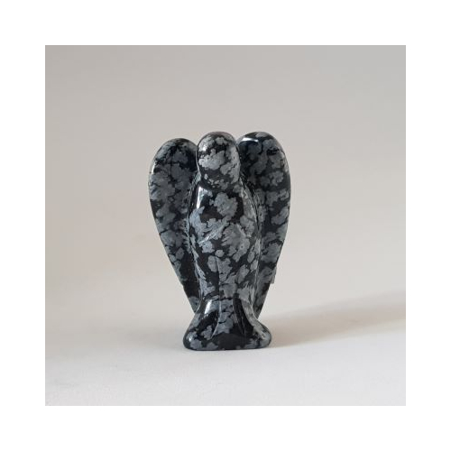 medium snowflake obsidian angel