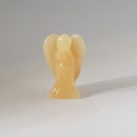 small yellow calcite angel