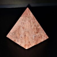 pink marble pyramid