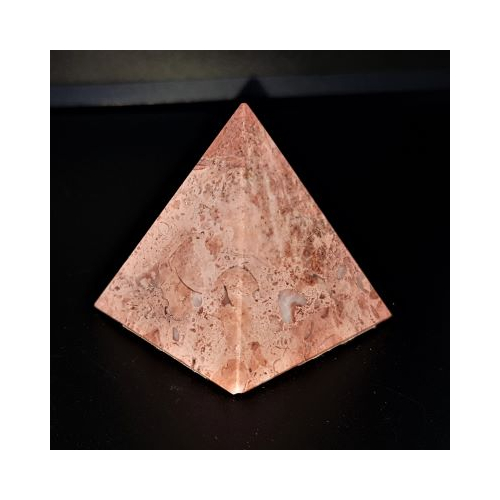 pink marble pyramid