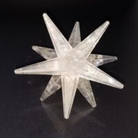 clear quartz 12 pointed star