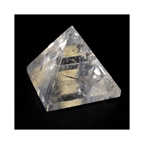 small clear quartz pyramid