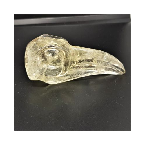 citrine crow skull