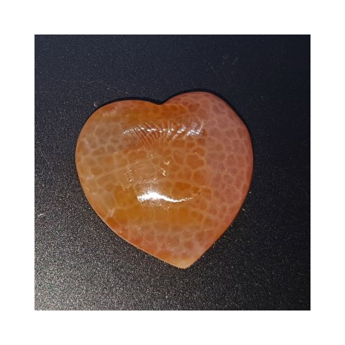 fire agate small heart 2