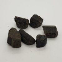 low grade small black tourmaline pieces
