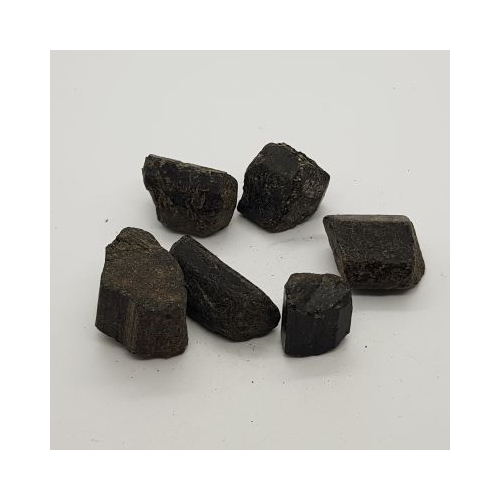 low grade small black tourmaline pieces