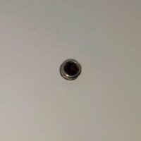 mini garnet in silver