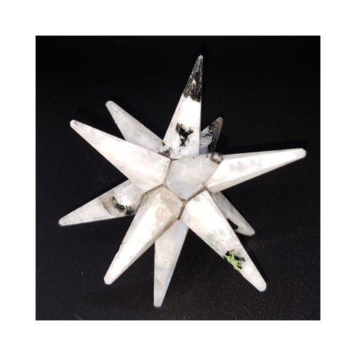 rainbow moonstone 12 pointed star