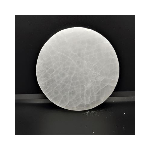 round plate of selenite