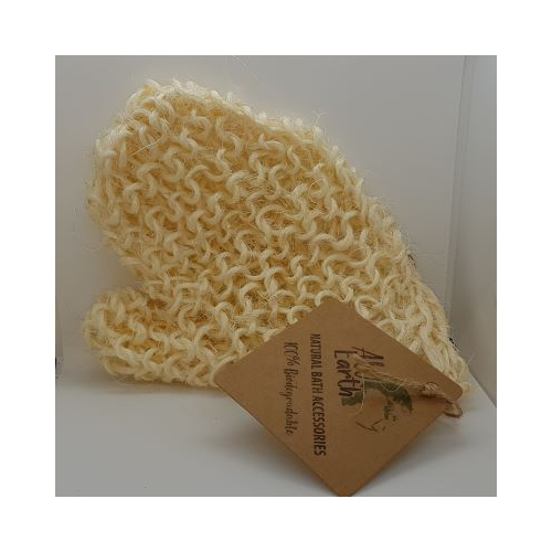 sisal bath mitt