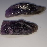 two pieces of auralite 23