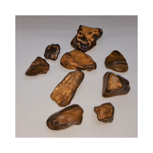 selection of pieces of boulder opal