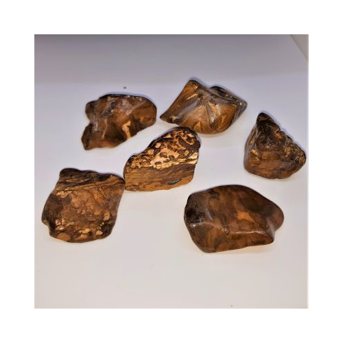 pieces of boulder opal