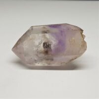 amethyst and clear brandberg crystal 3 side view