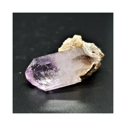 smokey amethyst and clear brandberg crystal 8