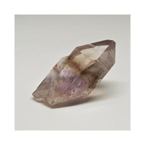smokey amethyst and clear brandberg crystal 9
