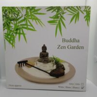 buddha zen garden with dish sand rake stones dish and buddha to make your garden
